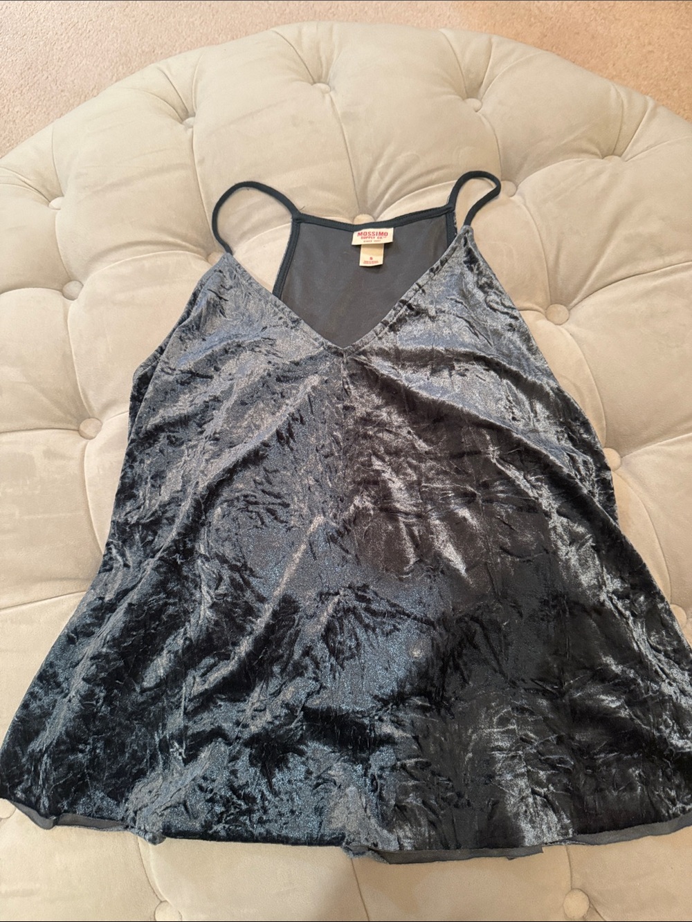 Mossimo Supply Co. Crushed Velvet V-Neck Cami